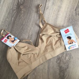 Hanes sleep bra sz M